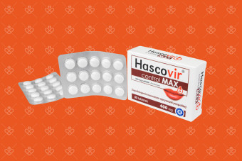 Hascovir Control Max, 400 mg, tabletki na opryszczkę, 30 sztuk, acyklowir, na nawroty opryszczki. Jak leczyć zimno