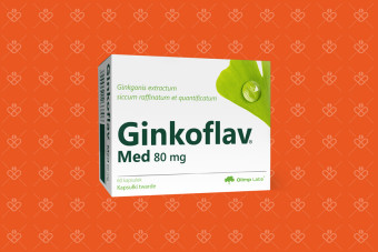 Ginkoflav Med, 80 mg, 60 kapsułek, lek z miłorzębem na pamięć i koncentrację, Olimp - data ważności 2025-03-30